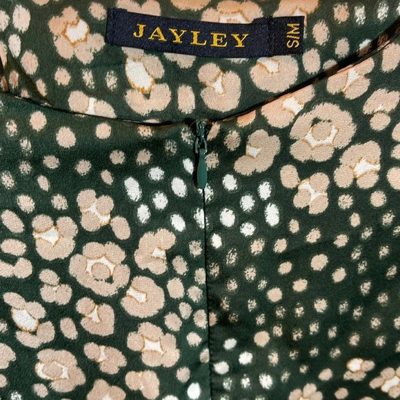 JAYLEY Silk Blend Maxi Dress size S/M - Picture 5 of 8